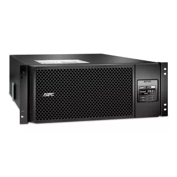 APC Smart-UPS On-Line SRT6KRMXLI - 6kW/VA, 6x C13 + 4x C19 + kietasis vienfazis išėjimas, montuojamas į stelažą, integruota tinklo valdymo kortelė
