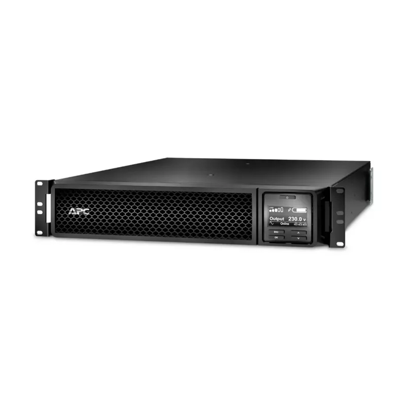 APC Smart-UPS On-Line SRT1000RMXLI-NC - 1kW/VA, 6x C13 lizdai, montuojamas į stelažą, su tinklo valdymo kortele