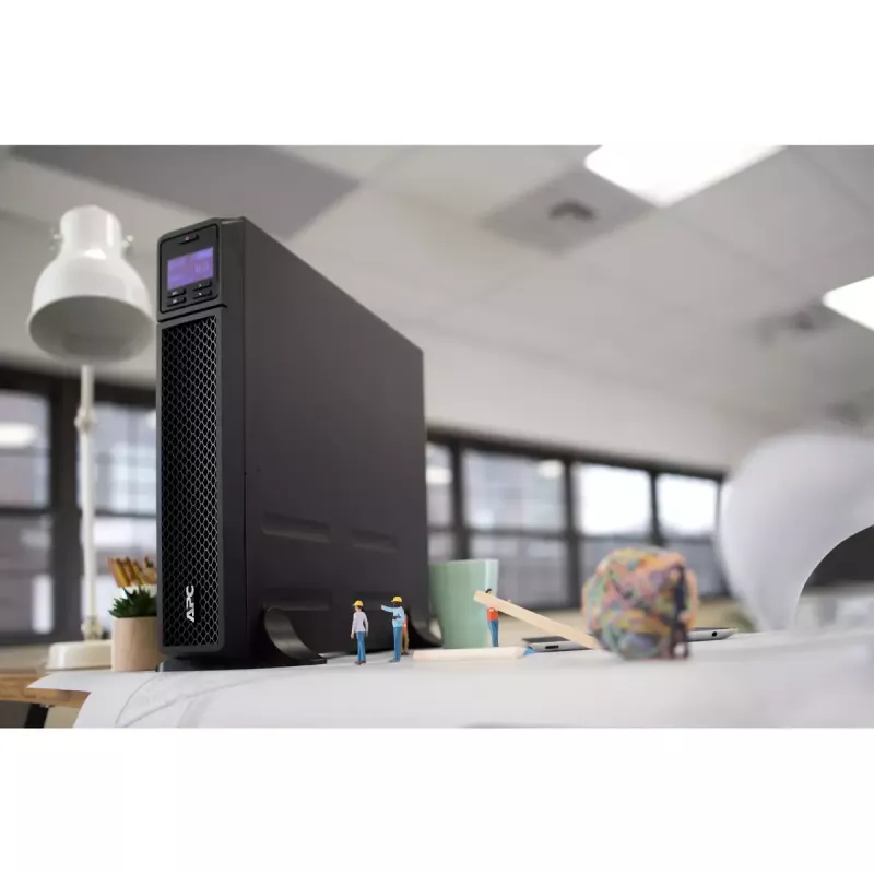 APC Smart-UPS On-Line 1500VA/1500W bokštas, 230V, 6x C13 lizdai, SmartSlot, ilgesnis veikimo laikas, be bėgių komplekto