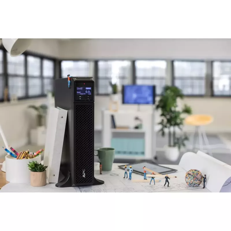 APC Smart-UPS On-Line 1500VA/1500W bokštas, 230V, 6x C13 lizdai, SmartSlot, ilgesnis veikimo laikas, be bėgių komplekto