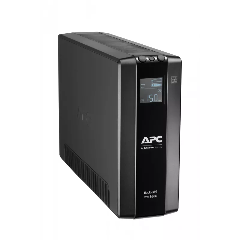 APC Back-UPS Pro nepertraukiamo maitinimo šaltinis, 1600VA/960W, bokštinis, 230V, 8x IEC C13 lizdai, AVR, LCD, keičiama baterija
