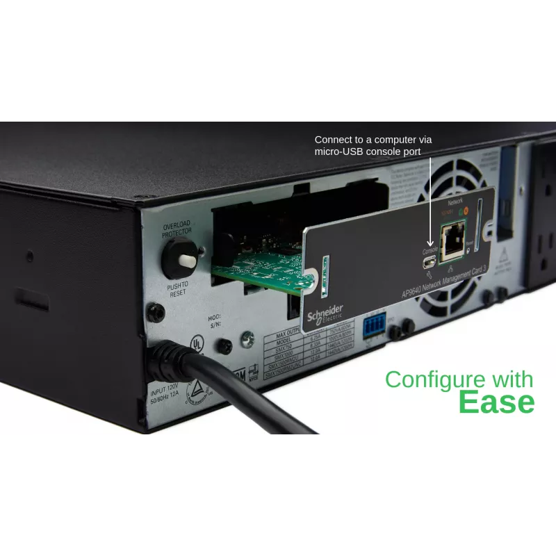 APC AP9640 Smart-UPS tinklo valdymo kortelė (3 kartos)