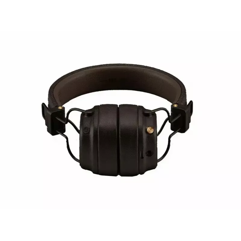 Ausinės MARSHALL Major V — uždengiančios ausis, Bluetooth 5.3, 100 h baterija, USB-C, 3,5 mm, 32 Ω, 40 mm tvarkyklės, bronzinės