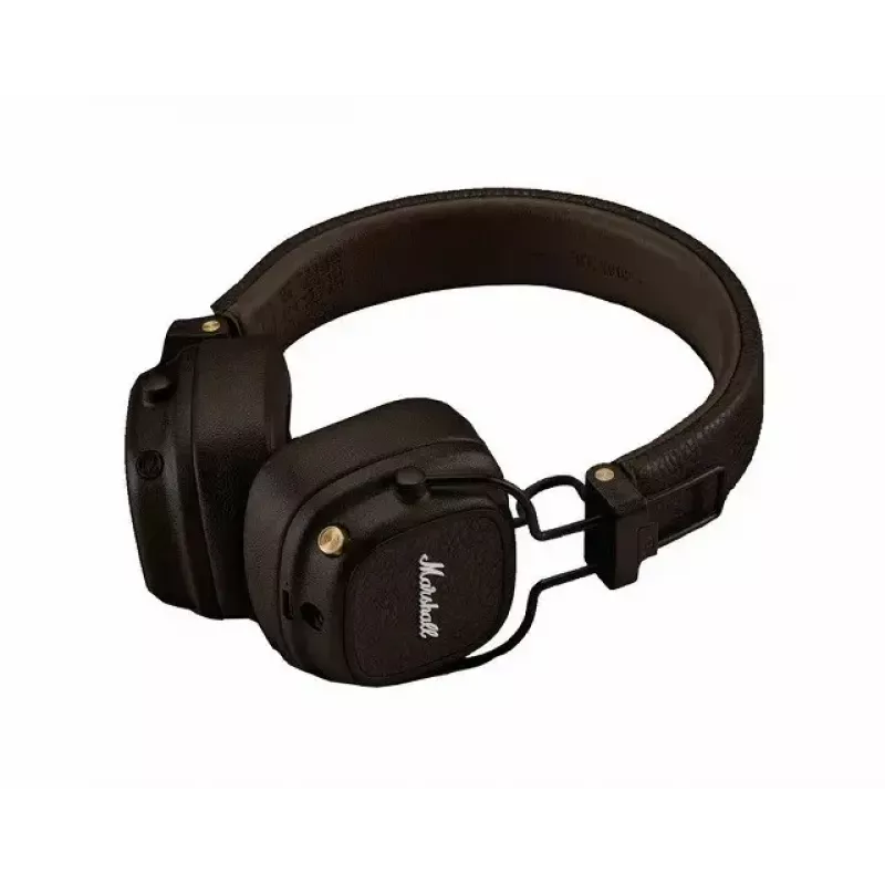 Ausinės MARSHALL Major V — uždengiančios ausis, Bluetooth 5.3, 100 h baterija, USB-C, 3,5 mm, 32 Ω, 40 mm tvarkyklės, bronzinės