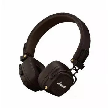 Ausinės MARSHALL Major V — uždengiančios ausis, Bluetooth 5.3, 100 h baterija, USB-C, 3,5 mm, 32 Ω, 40 mm tvarkyklės, bronzinės
