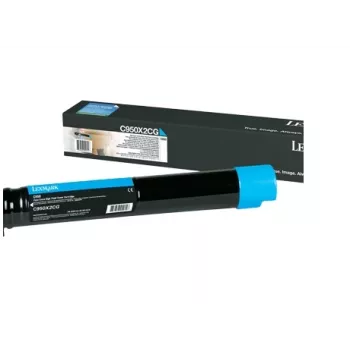 Kasetė su toneriu Lexmark C950X2CG 20000 puslapių Cian