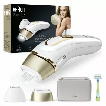 Braun PL5152 IPL šviesos impulsų epiliatorius, auksinis/baltas