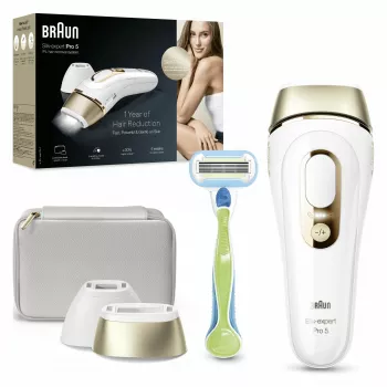 Braun PL5152 IPL šviesos impulsų epiliatorius, auksinis/baltas