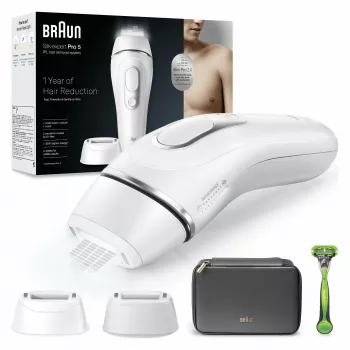 Epiliatorius Braun Silk-expert Pro PL5145 intensyvi impulsinė šviesa IPL baltas