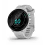 Išmanusis laikrodis GARMIN Forerunner 55 — 42 mm apvalus sportinis laikrodis, GPS/GLONASS/Galileo, 14 dienų baterija, 5 ATM, silikoninis baltas dirželis