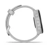Išmanusis laikrodis GARMIN Forerunner 55 — 42 mm apvalus sportinis laikrodis, GPS/GLONASS/Galileo, 14 dienų baterija, 5 ATM, silikoninis baltas dirželis