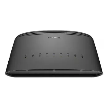 D-Link DGS-1008D/E tinklo jungiklis, nevaldomas, Gigabit Ethernet (10/100/1000), baltas