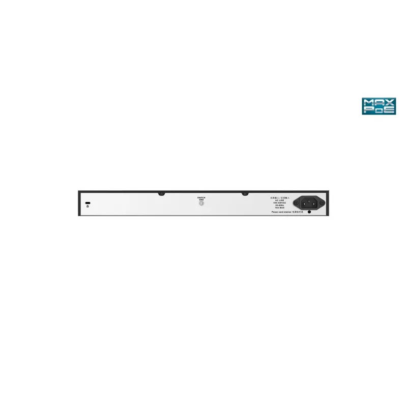 D-Link DGS-1026MP 24 prievadų Gigabit PoE+ valdiklis su 2 kombinuotais prievadais