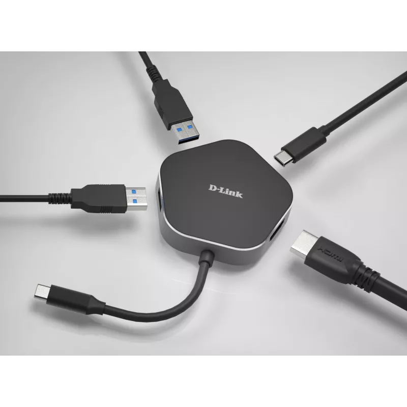 D-Link 4-in-1 USB-C stotelė su HDMI ir Power Delivery