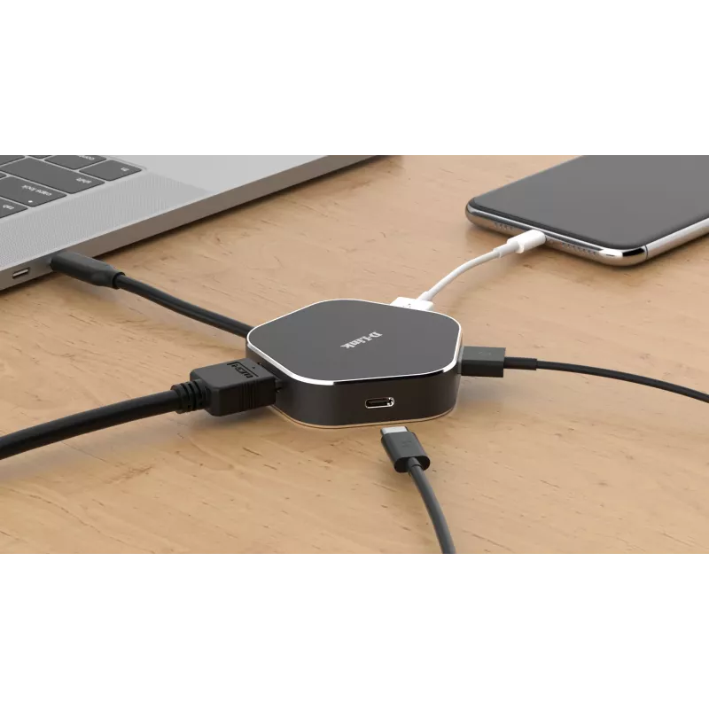 D-Link 4-in-1 USB-C stotelė su HDMI ir Power Delivery