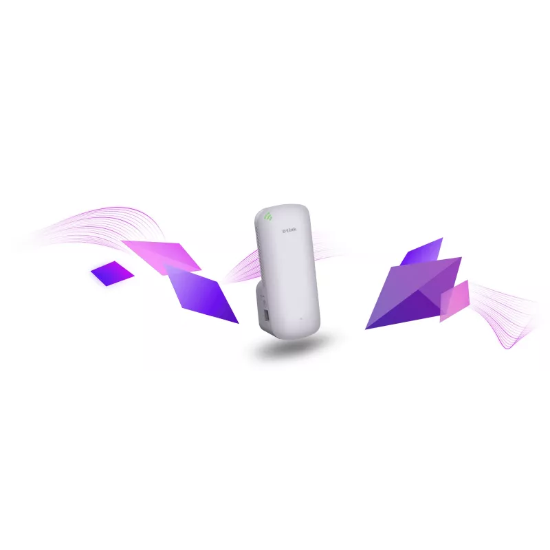 D-Link AX1800 „Wi-Fi 6“ tinklo kartotuvas, baltas, 100/1000 Mbit/s