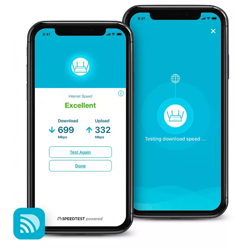 D-Link AX1800 „Wi-Fi 6“ tinklo kartotuvas, baltas, 100/1000 Mbit/s