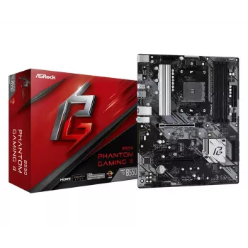 ASRock B550 Phantom Gaming 4 pagrindinė plokštė AMD B550 Socket AM4 ATX