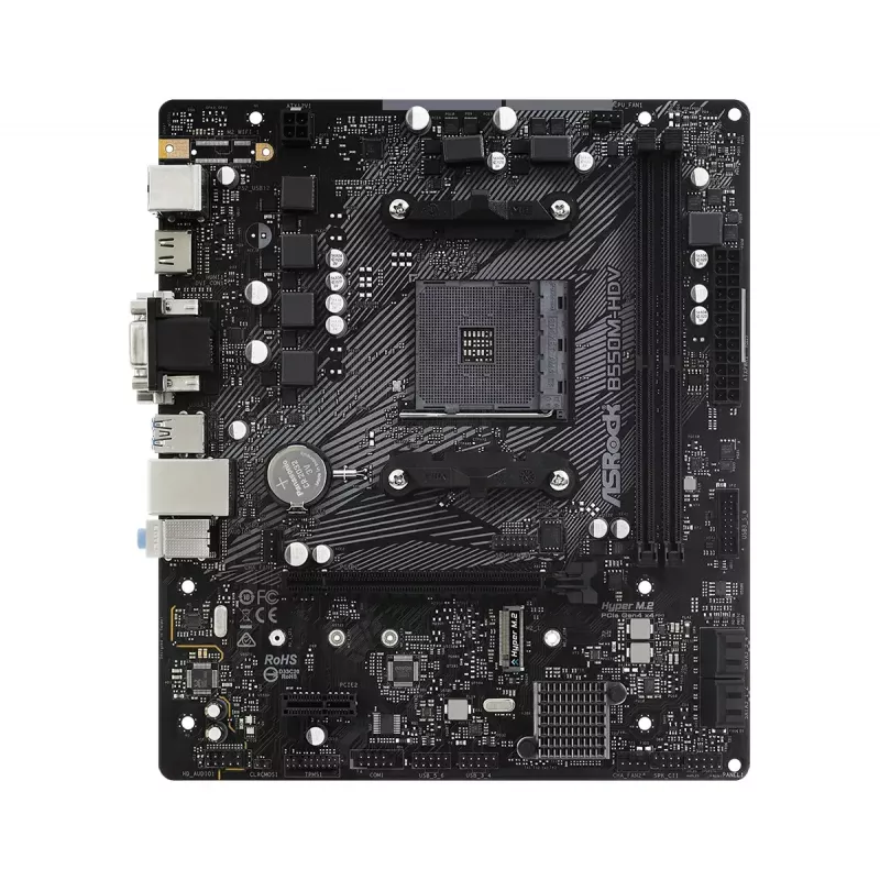 Pagrindinė plokštė ASRock B550M-HDV AMD B550 Socket AM4 micro ATX