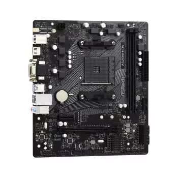 ASRock pagrindinė plokštė A520M-HDV AM4 AMD A520 2x DDR4 USB 3.2 SATA 3 7.1ch HD Audio mATX