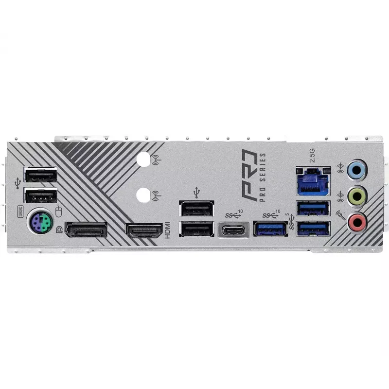 Motininė plokštė ASRock Z790 Pro RS — Intel Z790, LGA 1700, ATX, DDR5, 4 DIMM, 128GB, 2.5Gb LAN