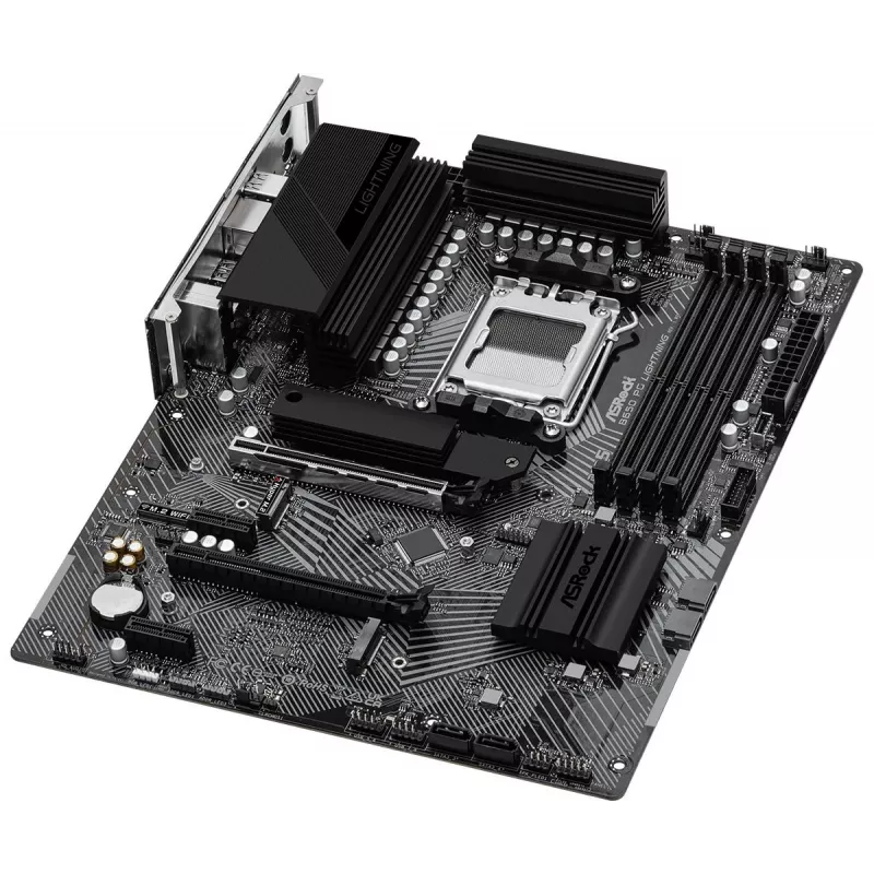 ASRock B650 PG Lightning AM5 motininė plokštė, AMD B650, USB 3.2, SATA 3, 7.1 garso, ATX
