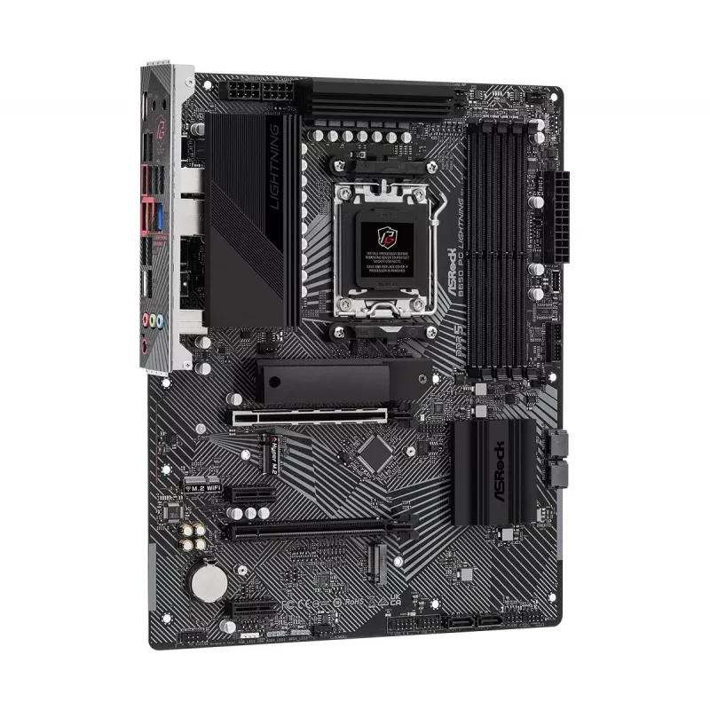 ASRock B650 PG Lightning AM5 motininė plokštė, AMD B650, USB 3.2, SATA 3, 7.1 garso, ATX