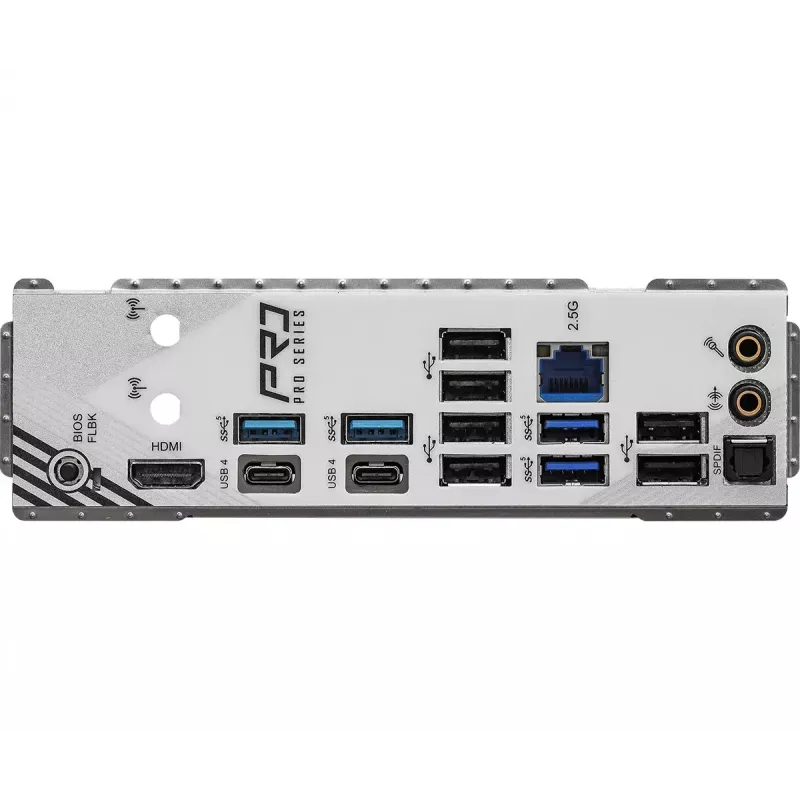 Motininė plokštė ASRock X870 PRO RS ATX, AMD Socket AM5, DDR5, 4x DIMM, 256GB, PCIe Gen5 M.2, 2.5Gb LAN
