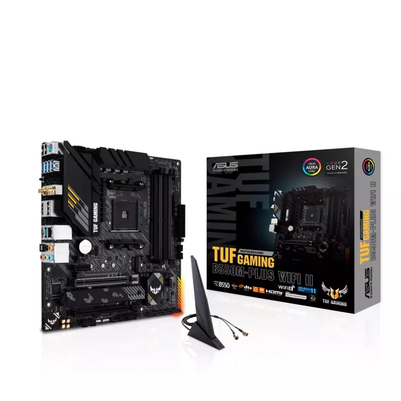 Motininė plokštė ASUS TUF GAMING B550M-PLUS WIFI II AMD B550 Socket AM4 micro ATX
