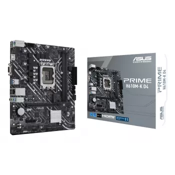 ASUS PRIME H610M-K D4 Intel H610 LGA 1700 micro ATX pagrindinė plokštė