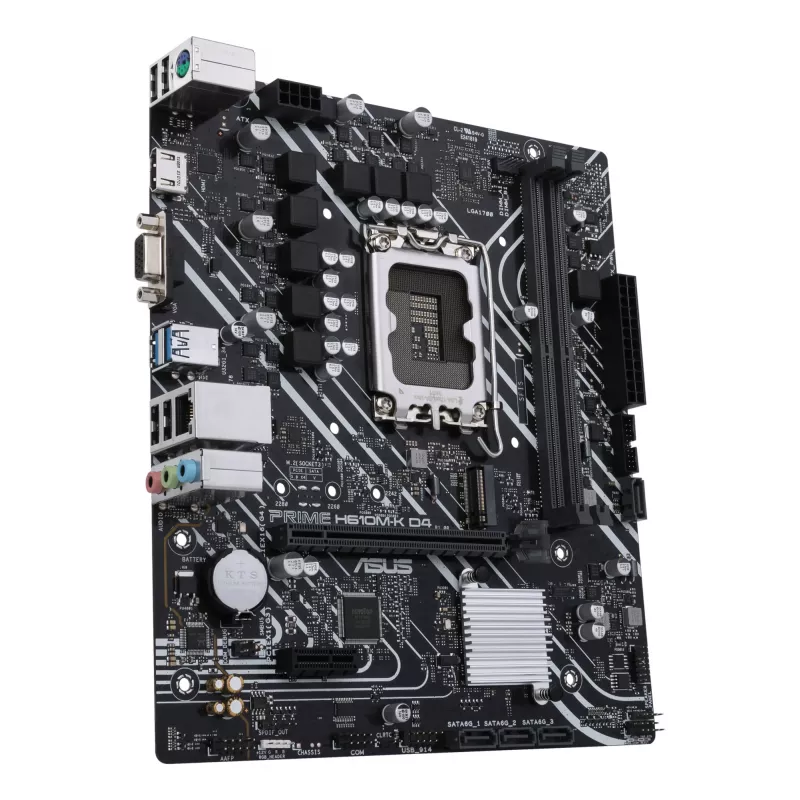ASUS PRIME H610M-K D4 Intel H610 LGA 1700 micro ATX pagrindinė plokštė