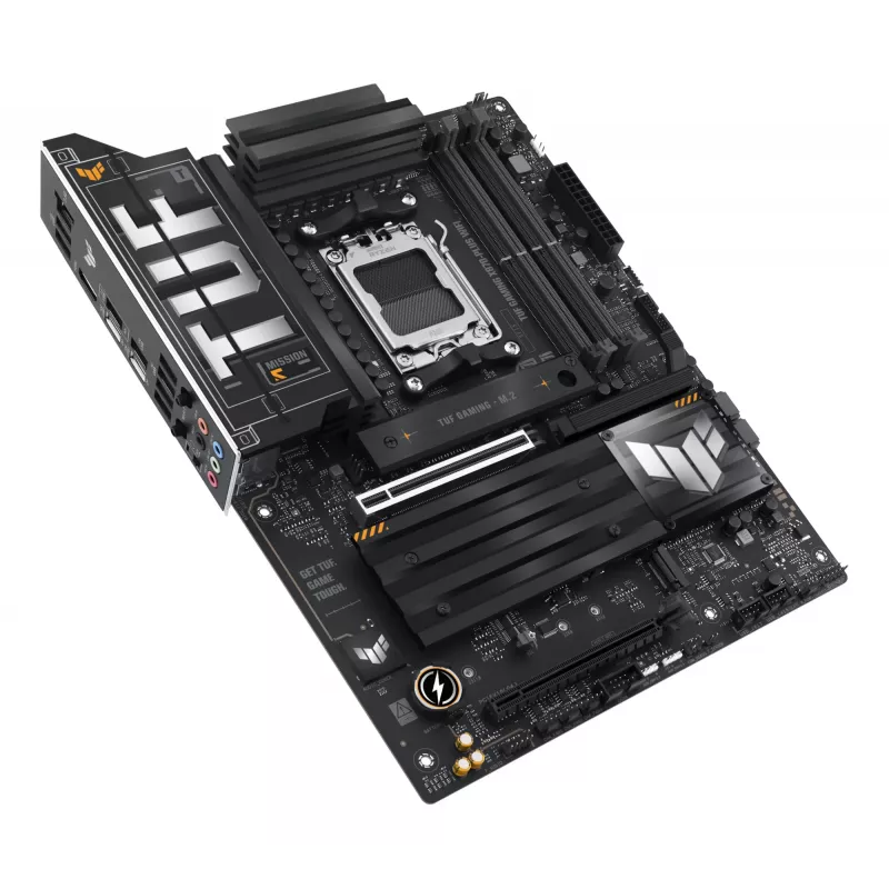 Motininė plokštė ASUS TUF GAMING X870-PLUS WIFI — AMD X870, lizdas AM5, ATX, DDR5, 4 DIMM, Wi‑Fi 7, Bluetooth 5.4