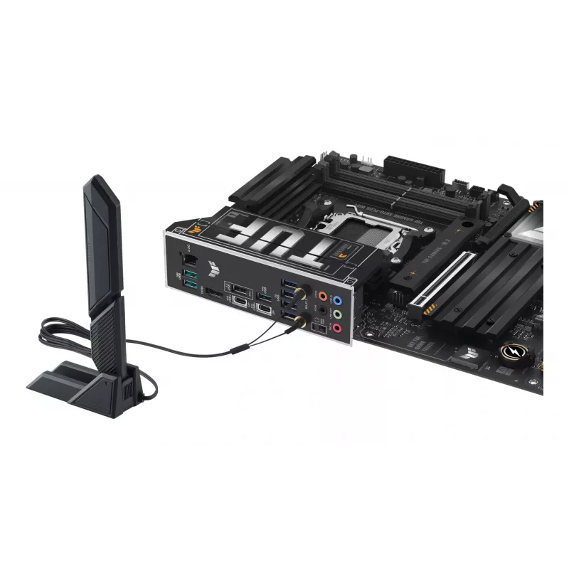 Motininė plokštė ASUS TUF GAMING X870-PLUS WIFI — AMD X870, lizdas AM5, ATX, DDR5, 4 DIMM, Wi‑Fi 7, Bluetooth 5.4