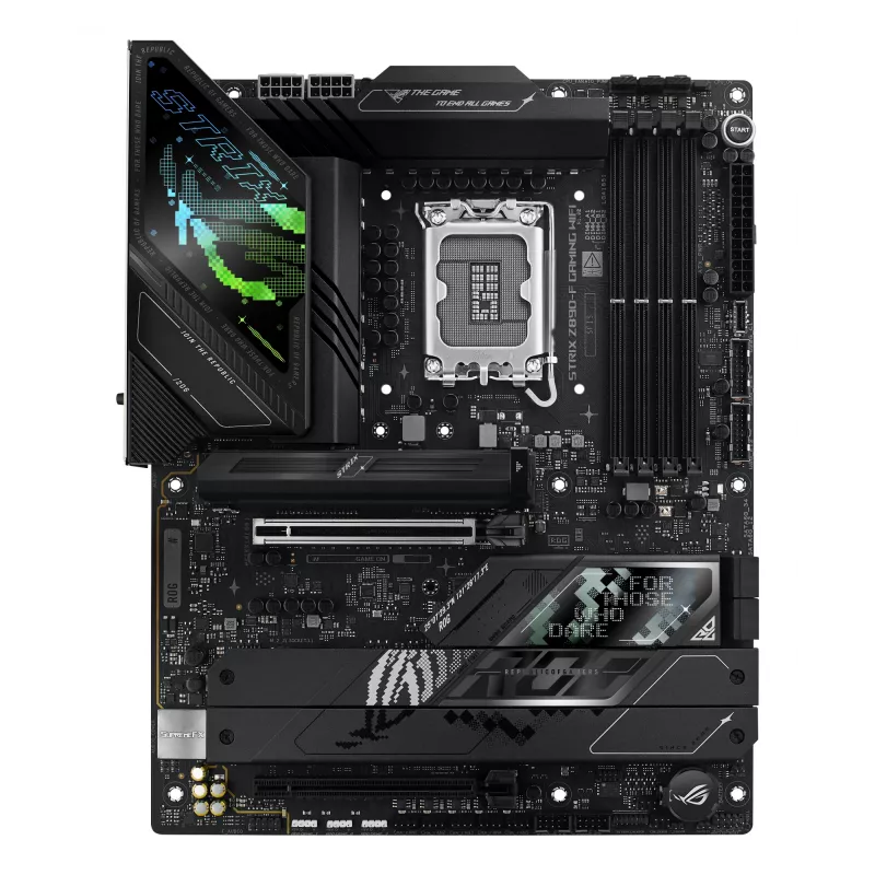 Motininė plokštė ASUS ROG STRIX Z890-F GAMING WIFI – Intel Z890, LGA 1851, ATX, DDR5, 4x DIMM, 192 GB, Wi‑Fi 7, Bluetooth 5.4