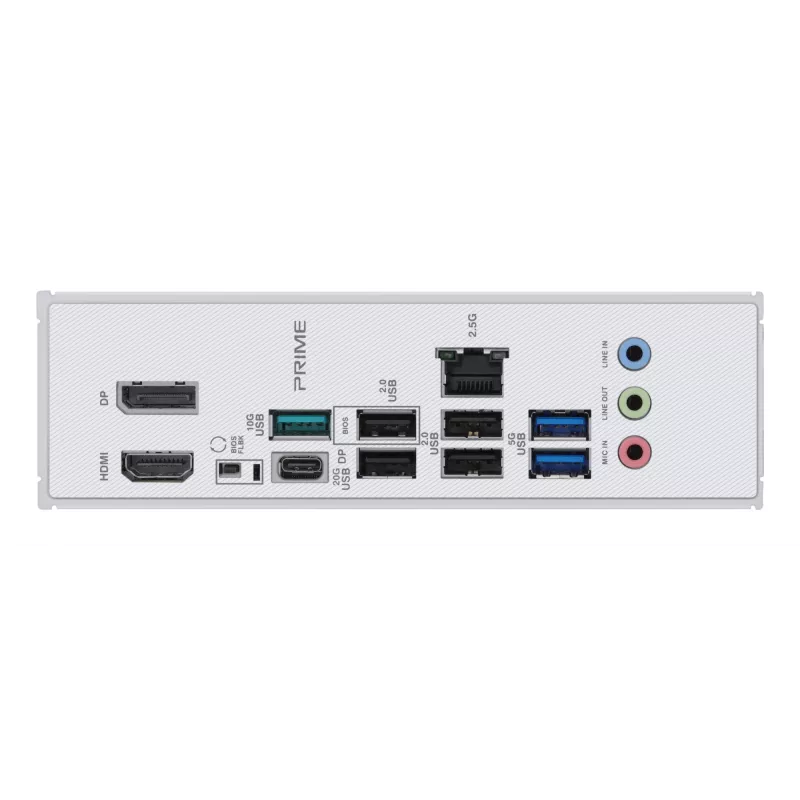 Motininė plokštė ASUS PRIME Z890-P — Intel Z890, LGA 1851, ATX, DDR5, 4x DIMM, 192GB, 4x M.2, 2.5Gb LAN, HDMI 2.1, 1x USB-C