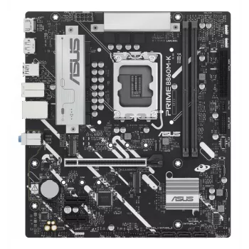Pagrindinė plokštė ASUS PRIME B860M-K — Intel B860, LGA 1851, micro ATX, DDR5, 2x M.2, 2 DIMM, 2.5Gb LAN