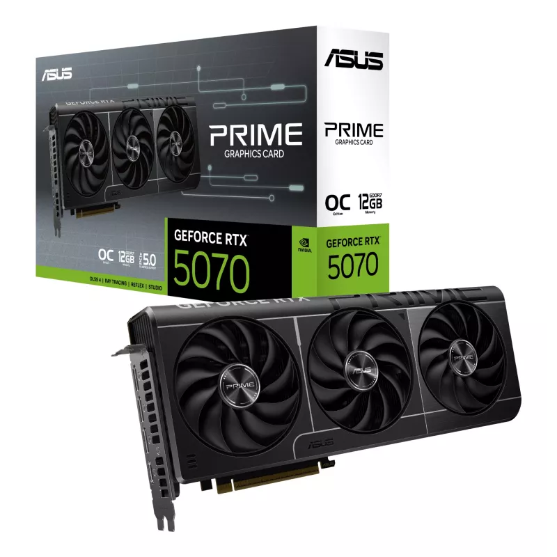 ASUS vaizdo plokštė NVIDIA GeForce PRIME OC RTX5070 12GB GDDR7
