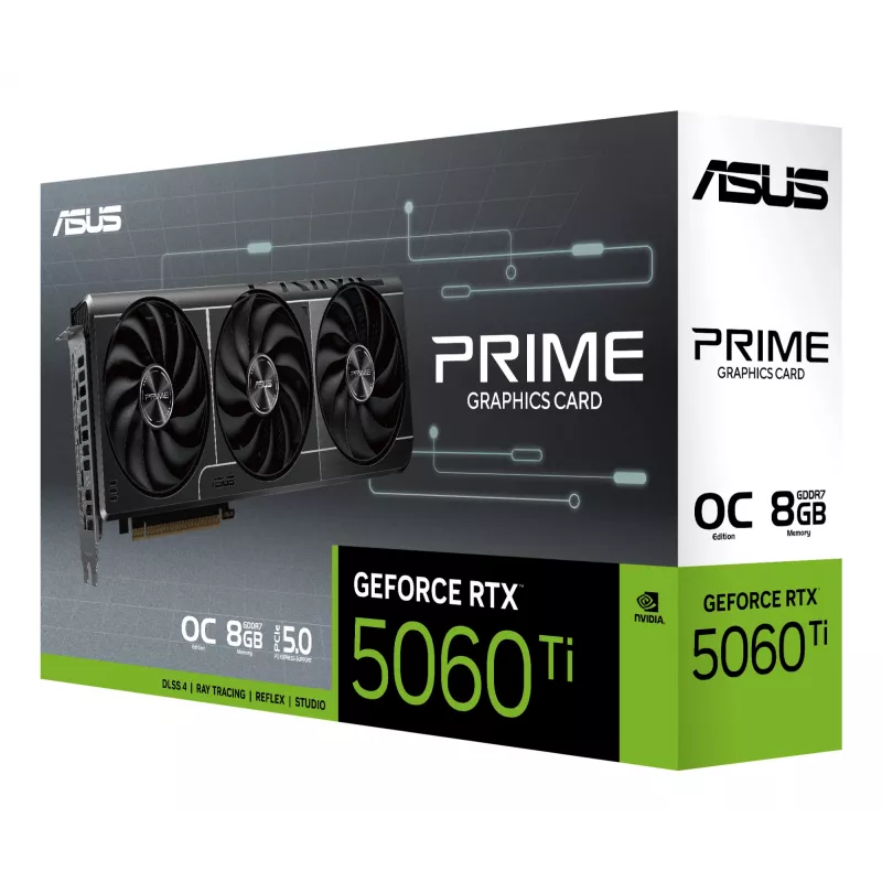 ASUS Prime RTX 5060 Ti 8 GB GDDR7 vaizdo plokštė