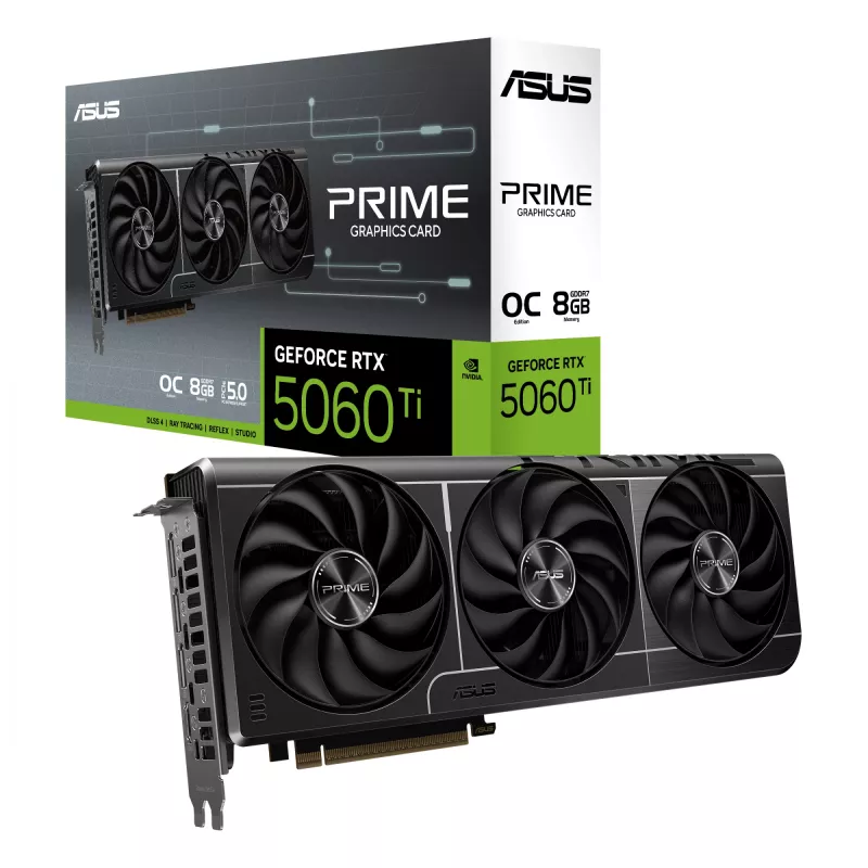 ASUS Prime RTX 5060 Ti 8 GB GDDR7 vaizdo plokštė