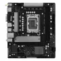 Pagrindinė plokštė ASRock H810M-X WiFi — Intel H810, LGA 1851, microATX, DDR5, 2 DIMM, 128GB, Wi‑Fi 5, 2.5Gb LAN, M.2, SATA III