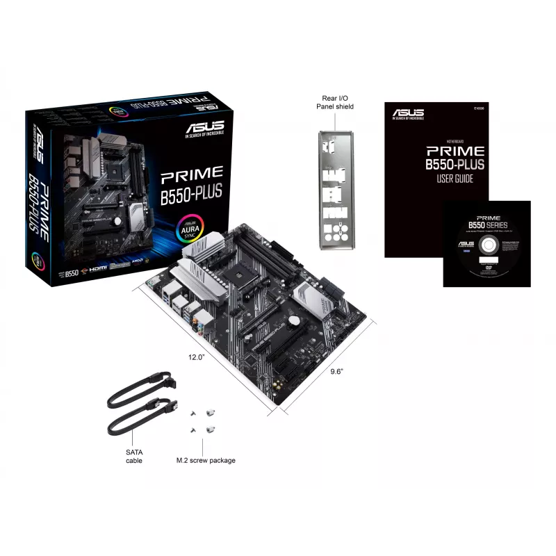 Motininė plokštė ASUS PRIME B550-PLUS AMD B550 Socket AM4 ATX