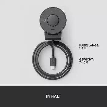 LOGITECH Brio 300 Full HD internetinė kamera - Graphite