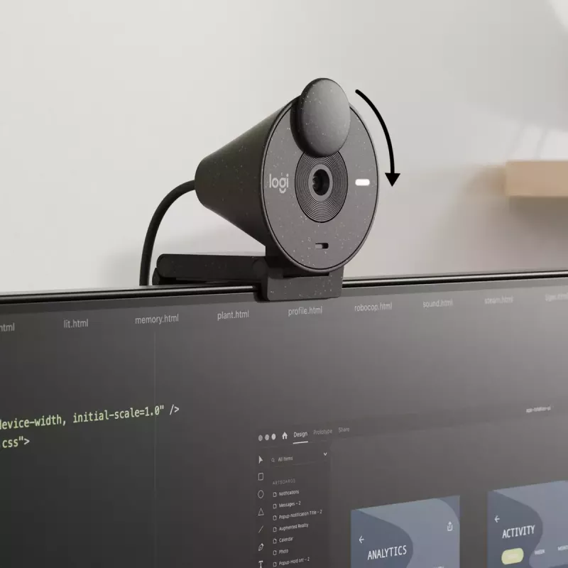 LOGITECH Brio 300 Full HD internetinė kamera - Graphite