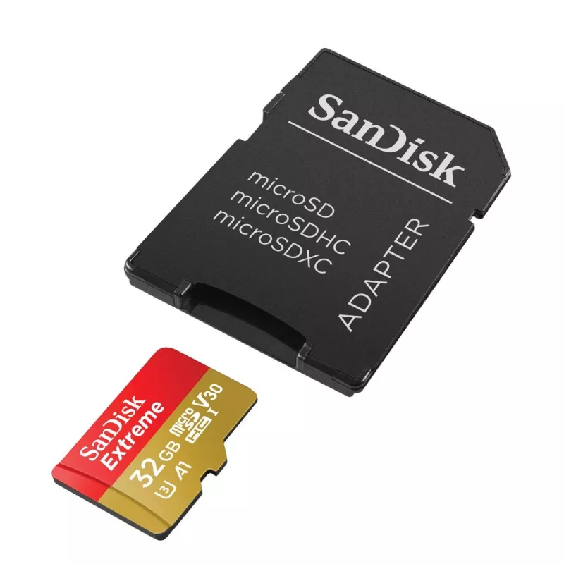 SanDisk Extreme 32GB MicroSDHC UHS-I Class 10 SDSQXAF-032G-GN6MA