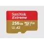 SanDisk Extreme 256 GB microSDXC atminties kortelė SDSQXAV-256G-GN6MA UHS-I U3 V30 190 MB/s skaitymas 130 MB/s rašymas raudona