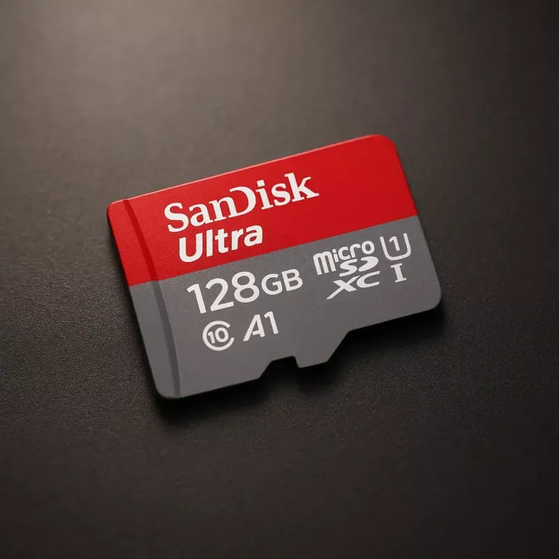 MicroSDXC atminties kortelė SanDisk 128GB UHS-I Class 10 SDSQUAB-128G-GN6MA