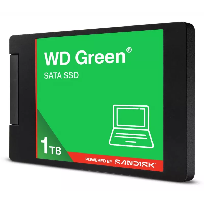 WESTERN DIGITAL SSD WD Green 1TB SATA 6Gb/s 2,5 colio/7mm korpuse