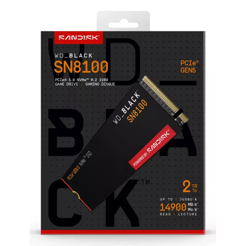 WESTERN DIGITAL SSD - WD_BLACK SN8100 - 2TB - M.2 2280