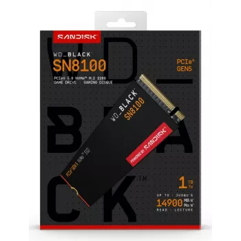 SSD diskas Western Digital 1 TB M.2 PCI Express 5.0 Black SN8100