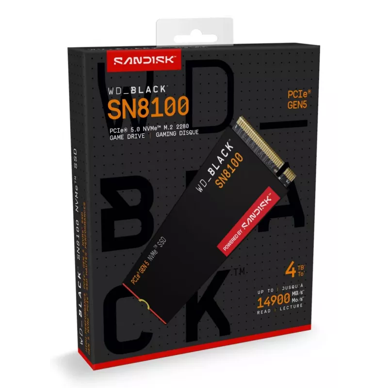 WESTERN DIGITAL SSD - WD_BLACK SN8100 - 4TB - M.2 2280